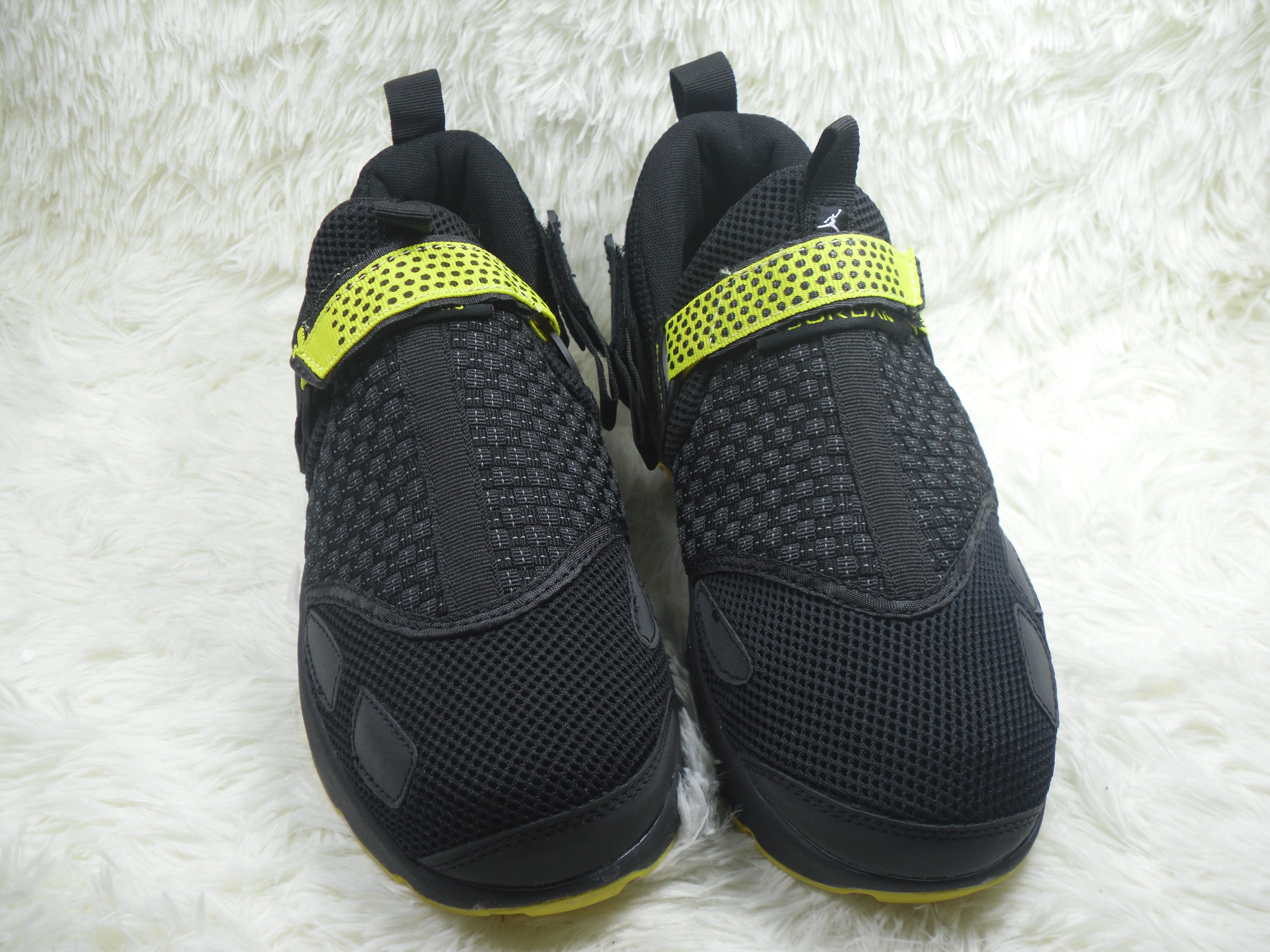 Men Jordan Grind Running Shoes Black Green
